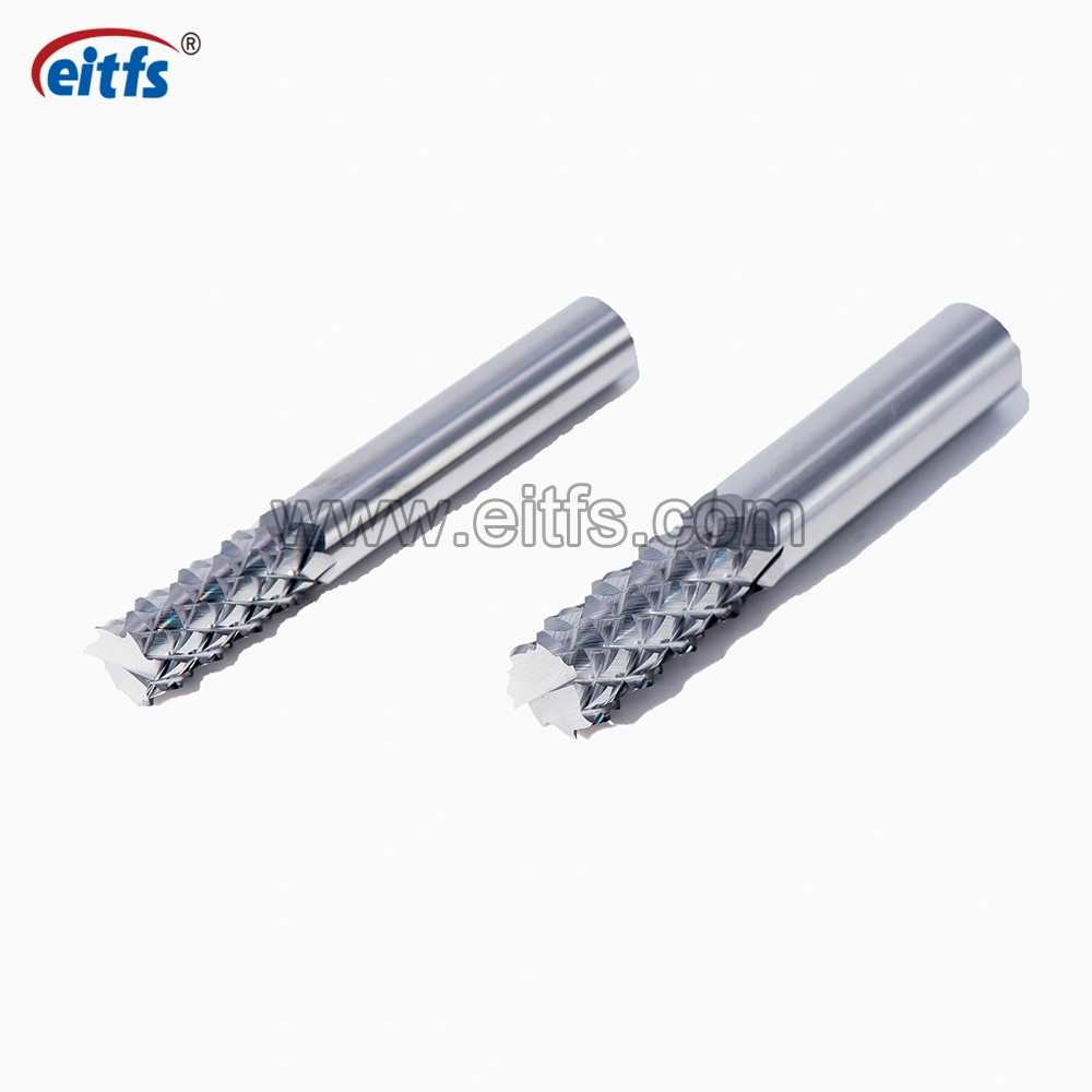 Solid Carbide Corn Teeth End Mill Engraving CNC Machine Tool Cutting Tools