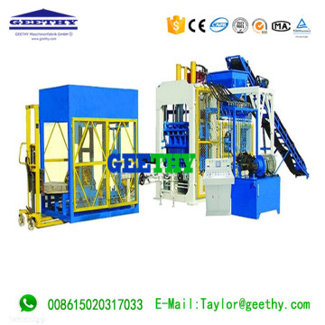 Road Curb Machine Qt10-15 Fully Automatic Concrete Curb Machine