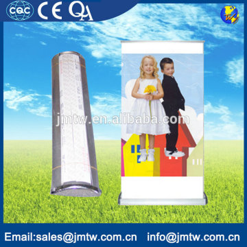 New Rolling Adjustable Display Roll Up Horizontal Banner Stand