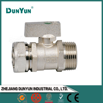 brass ball valve/butterfly handle