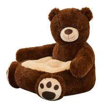 Cute Plush Bear Sofa: Kids Small Sitting Stool for Infants
