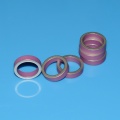 Pink 94.4% Al2O3 Alumina Ceramic Metallization Body