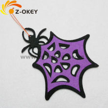 Felt ornaments felt crafts felt pendant with spider and web wholesale