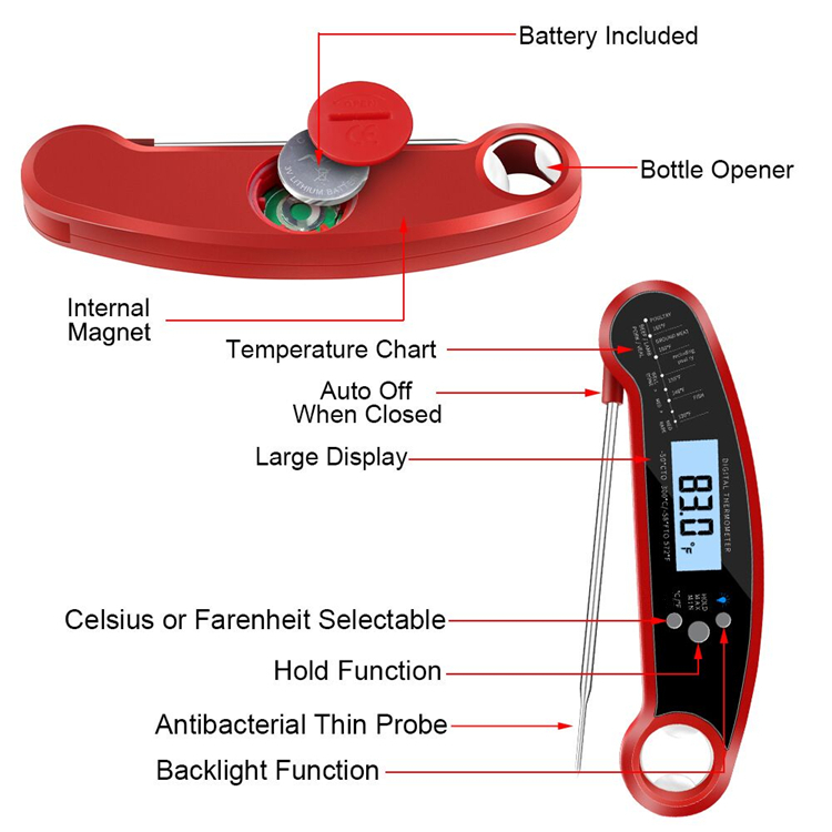 Ldt 777 Digital Instant Read Meat Thermometer 2