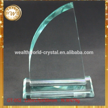 Modern stylish crystal awards glass medal