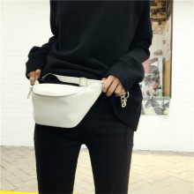 Women's Fashion Popular White Leather Fanny Packs