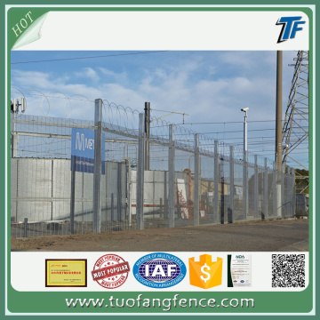 Hot dipped galvanized 358 Mesh Fencing Panels