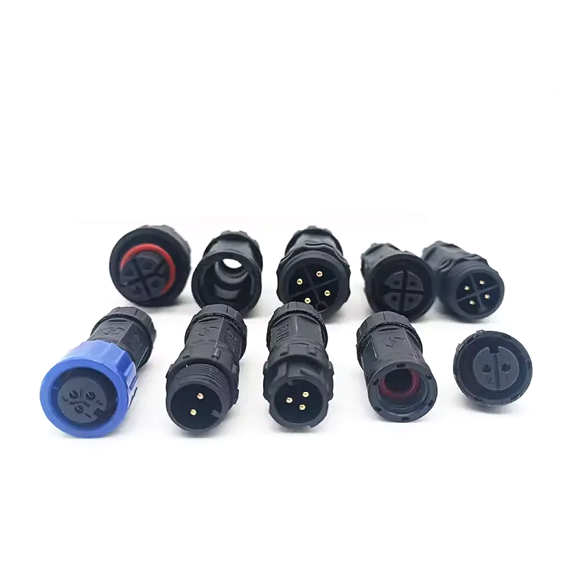M12 Circular Waterproof Connector Electronic Cable IP67