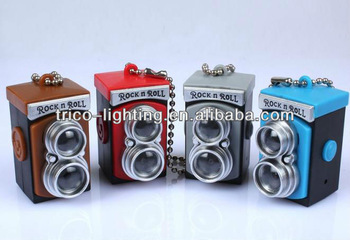 new Camera led keychain with sound