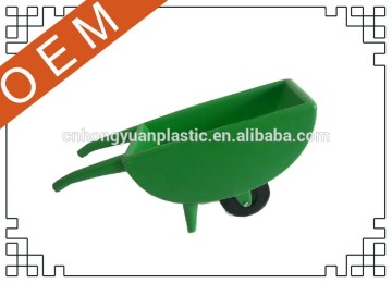 OEM plastic toy children's plastic wheelbarrow green plastic wheelbarrow
