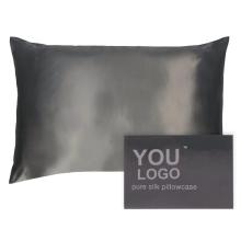zip form silk pillowcase by the case