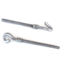 Galvaniseret Pigtail Eye Bolt Krogbolt