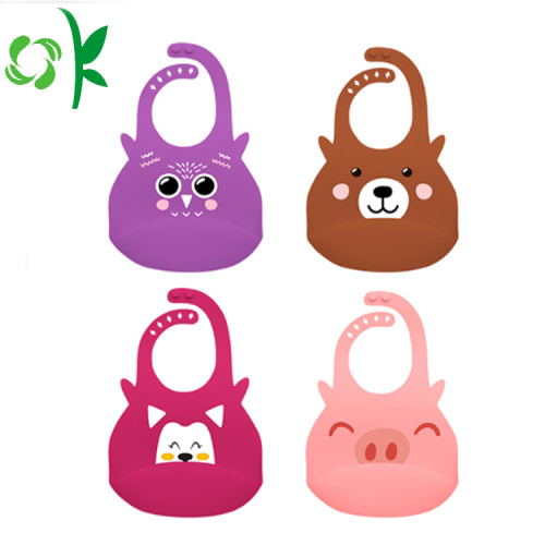 Waterproof Silicone Baby Clothes Lucu Balita Bibs