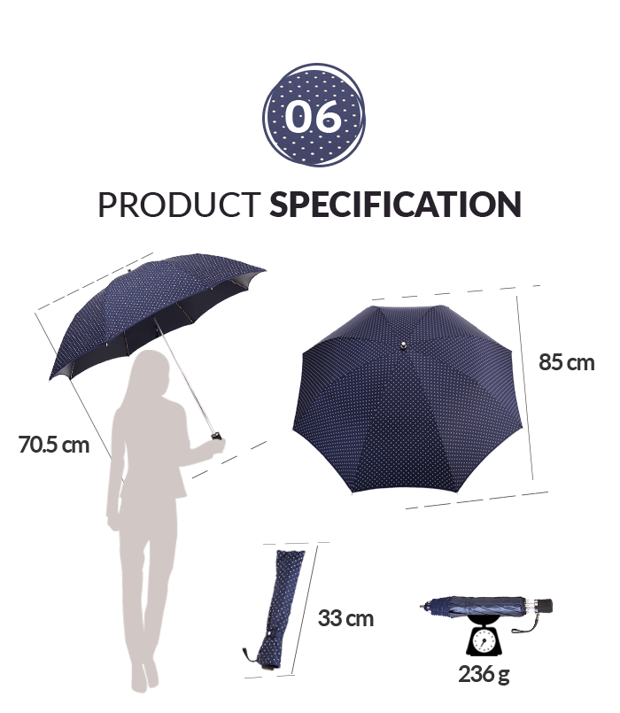 travel umbrella leather handle