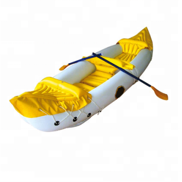 Baidhir iasgach PVC Unllatable Kayak 2 neach