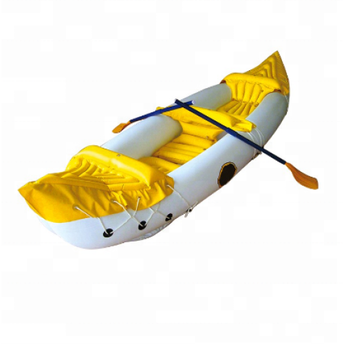 PVC Fishing Boat Kayak 2 orang tiup tiup