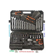 Outdoor Professional Auto Mechanic Tool Kit - 137 Pcs Multi-Assortment Set