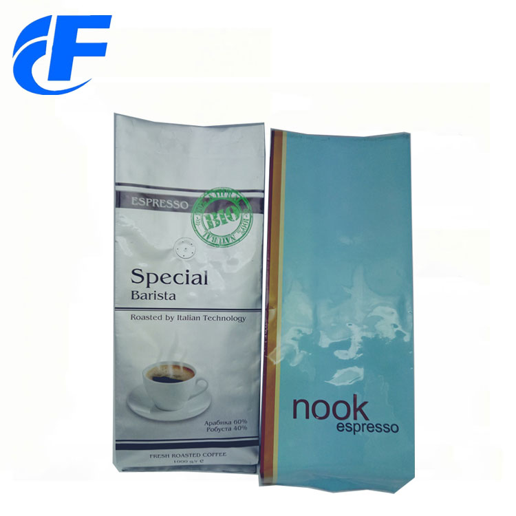 Wholesale coffee packaging bags with clear window