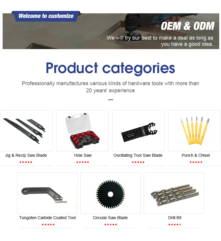 32mm Universal fit Quick Release Oscillating Multi Tool Accessory BIM Saw Blade for wood and metal