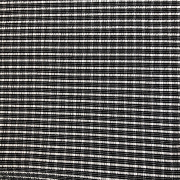 Black White Check Knitted Cinkle