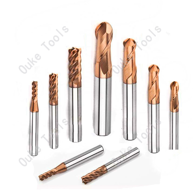 2 Flutes Ball Nose Tungsten Carbide Milling Cutter for Wood