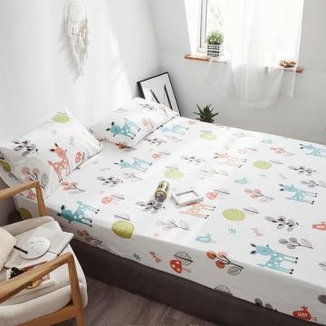 Elastic Fitted Sheet 100% Cotton Fitted Crib Sheet