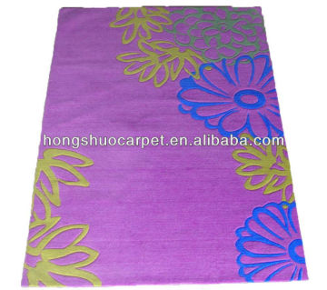 Flower Plain Rug/polyester shaggy rugs/soft shaggy rug