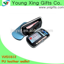 PU leather credit card wallet