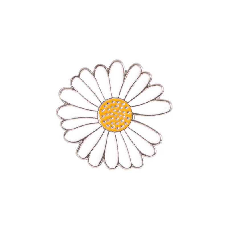 white flower lapel pins