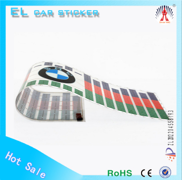 EL sound actived car sticker decoration led car sticker el car flashing sticker