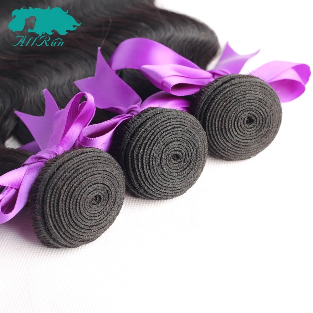 Mink brazilian virgin human hair bundles with lace frontal closure 10A grade unprocessed mink hair bundles