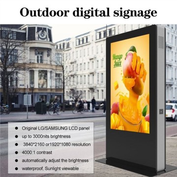 55 Inch digital signage display for business