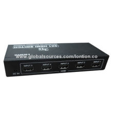 5x1 HDMI Switch with Audio, Audio Return Channel (ARC), 1.4V, 3D