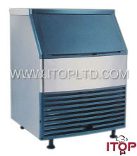 industrial flake ice maker of water-flowing type
