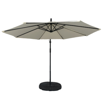 Spacious 10 Foot Offset Garden Umbrella