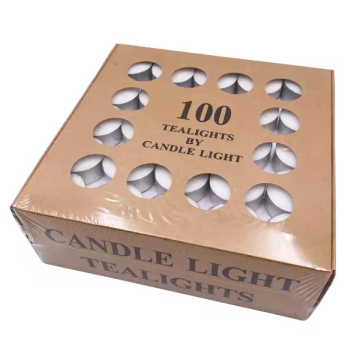 4Hours Burning Time Unscented Candles for Table Decoration