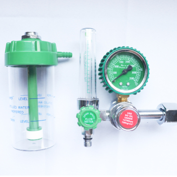 Medical Oxygen Regulator with Flow Meter and Humidifier