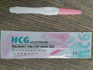 New Product HCG Pregnancy Test Midstream 3.0mm