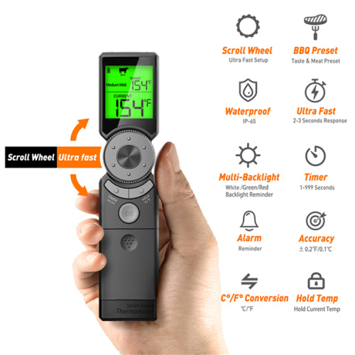 Digital larm Bbq mattermometer med timer