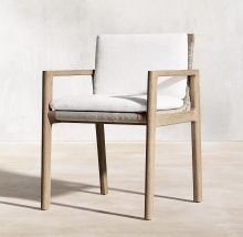 Rattan Patio Sofa Set: New Design Single-Seater Teak Garden Furniture