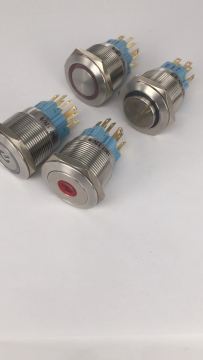 25mm Dot LED Light Push Button Switch