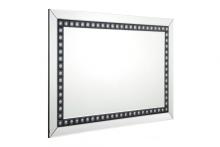 Rectangular silver mirror black mirror floor mirror