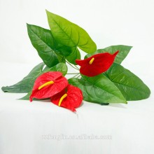 50 CM Top Quality Artificial Anthurium Flowers Artificial Plant Supplier From China