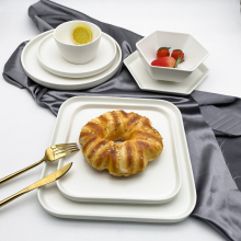 factory supplier white china dinner sets Porcelain Tableware luxury dinnerware sets  for restaurant