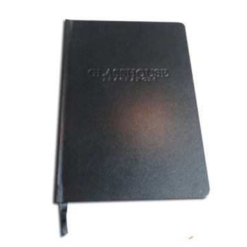 Office Stationery PU Leather Black a5 Notebook