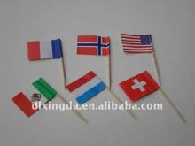 Decorative Wooden Cocktail Sticks with logo