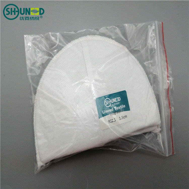 High Quality Sponge Covered by Polyester Fabric Shoulder Pads for Men and Women Suit