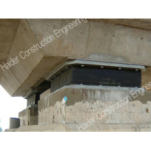 Высокие демпфирующие резиновые подшипники в конструкции моста