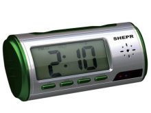 HD DVR Private Detective Camera Motion Detection Camera, Mini Hidden Mirror Clock Camera with Motion Detection