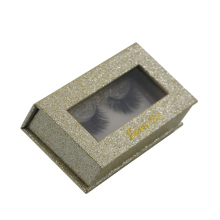 Window eyelashes paper boxes with glitter